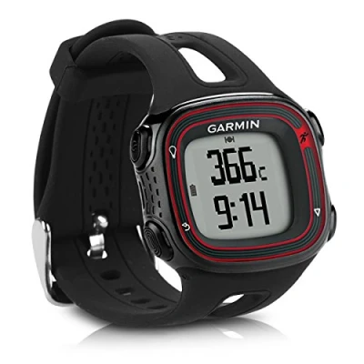 Image de kwmobile Bracelet Compatible avec Garmin Forerunner 10/15 (L Size Model) de Rechange pour Fitness Tracker en TPU Noir
