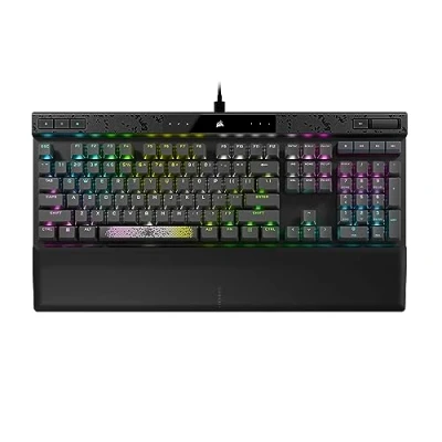 Image de CORSAIR K70 MAX RGB Magnetic Clavier de Jeu Mécanique Filaire MGX Switches Réglables PBT Double Shot Keycaps Rapid Trigger Mode Compatible iCUE PC, PS5, PS4, Xbox AZERTY FR Gris Acier