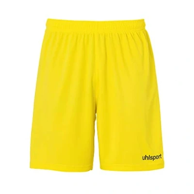 Image de uhlsport Center Basic Shorts Homme, Jaune/Noir, S
