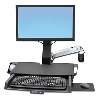Image de ERGOTRON StyleView Montage à éléments multiples Aluminium poli 24 pouces Hauteur réglable