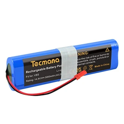 Image de Tecmana Batterie de rechange 14,4 V 3,0 Ah pour iLife V50, V5s Pro, V8s, X750