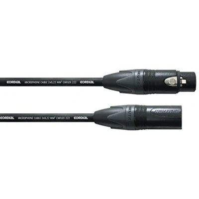 Image de CORDIAL Câble micro XLR 1,5m ultra flexible