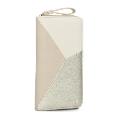 Image de Zwei JANA J2 Wallet Portefeuille pour femme 20 x 11 cm en cuir synthétique de qualité supérieure au design tricolore avec 12 emplacements cartes, compartiment à monnaie, carte