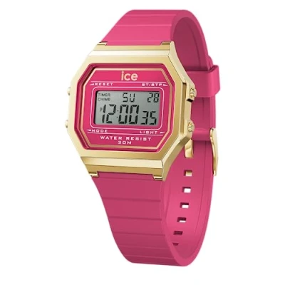 Image de Ice Watch Retro Montre à affichage digital, Femme, Taille: One Size, Raspberry sorbet