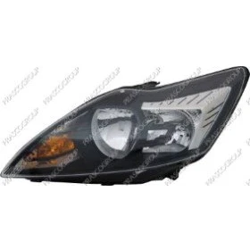 Image de PRASCO FD4264914 Phares gauche H7, H1 chrome/noir avec commande pour correcteur de site projecteur FORD: Focus 2, 2 Kombi, Limousine