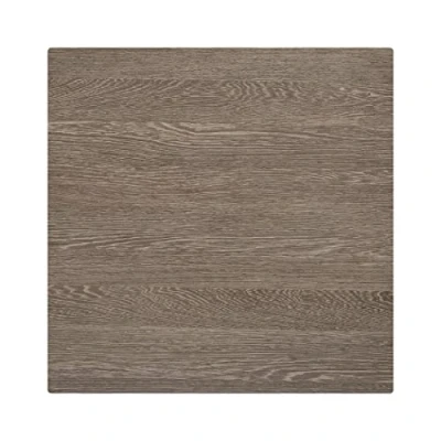 Image de Plateau de table carré pré percé Bolero 700 mm, effet bois vieilli, taille : 30(H) x 700(L) 700(P)mm, utilisation intérieure, surface facile à nettoyer, HC295