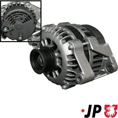 Image de JP GROUP 1290100600 Alternateur 14V 70A OPEL: Corsa B 3/5 portes, Astra F CC, Calibra A, VAUXHALL: Mk1, Vectra Mk1 Break