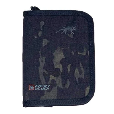 Image de Tasmanian Tiger Portefeuille TT Wallet RFID B certifié TÜV Protection de lecture NFC Porte monnaie cartes crédit Multicam Noir