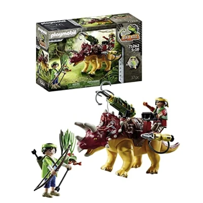 Image de Playmobil DINO RISE Triceratops Jouet pour enfants, Taille: One Size, Multi coloured
