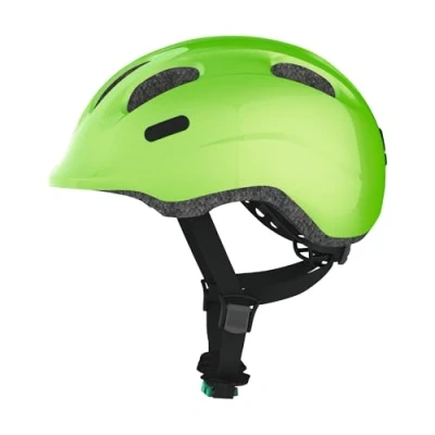 Image de Abus Casque Smiley 2.0 pour Enfants de vélo Robuste Filles et garçons Vert (Scintillant), Taille M