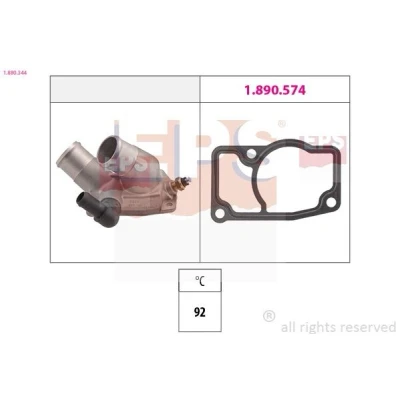 Image de EPS 1.880.344 Thermostat d&#039;eau 92 Made in Italy OE Equivalent OPEL: Frontera B SUV