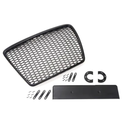 Image de Pour Audi A6 S6 RS6 C6 4F Calandre Grille Noir Nid D&#039;abeilles Sans Sigle 09 11