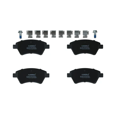 Image de KAMOKA JQ1013088 Jeu de plaquettes frein Essieu avant contact signal d&#039;usure exclu avec accessoires RENAULT: MEGANE 2, SCENIC Kangoo I