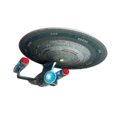 Image de AMT AMT1332M/12 1:1400 Star Trek USS Enterprise NCC 1701 C Kit de modélisme, multicolore