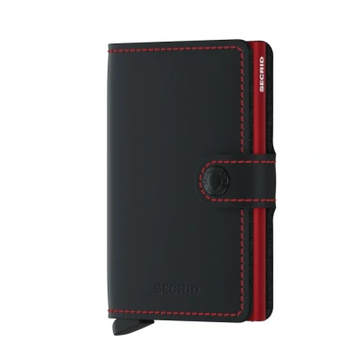 Image de Secrid Miniwallet Matte Black &amp; Red Gravure gratuite