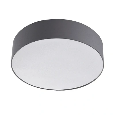 Image de Lindby Plafonnier Tissu Sebatin à intensité variable (Moderne) en Gris Textile e. a. pour Chambre coucher (à 3 lampes, E27), Luminaire Plafonnier, Lampe Plafond, Eclerage Eclairage