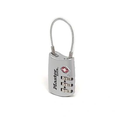 Image de Master Lock 4688EURD Cadenas à Combinaison TSA, Couleur Aléatoire, 8,2 x 3 1,4 cm