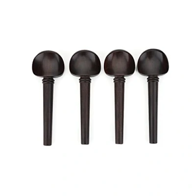 Image de 4 Chevilles pour accordage de Violoncelle, Bois ébène sans Cheville Violon Violoncelle Outil Instruments Musique 4/4