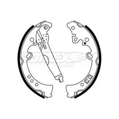 Image de Jeu de mâchoires frein à disque TOMEX Brakes TX 22 76