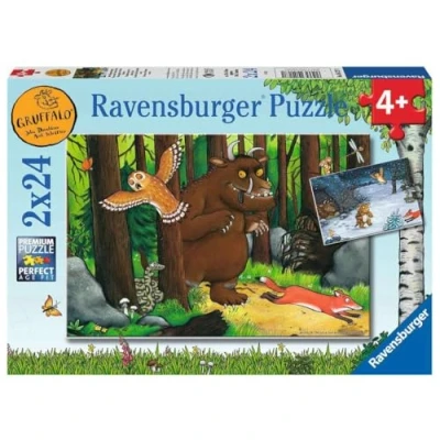 Image de Ravensburger Puzzle pour Enfants 05227 la Promenade de forêt à partir 4 Ans 2 x 24 pièces