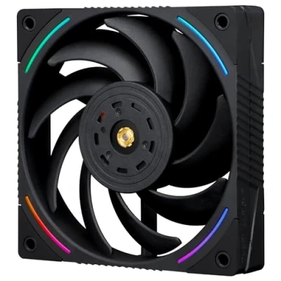 Image de Thermalright TL K12 ventilateur de refroidissement pour boîtier d&#039;ordinateur 120 mm, silencieux PWM avec vitesse 2150 tr/min, processeur noir