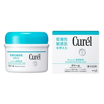 Image de KAO Curel Cream Jar 90g (Quasi drug) body Care Apply an appropriate amount to your hands and smooth over areas of face that are bo