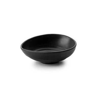 Image de Lacor Plat Ovale en Mélamine 17 x 13 5 cm Noir
