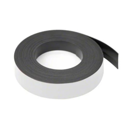 Image de MagFlex® Lite 19mm Largeur Flexible Bande magnétique Maillage Matt White (5 mètres de Long)