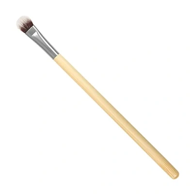 Image de Manicare pinceau de fard à paupières en bambou, maquillage avec manche bambou et poils synthétiques, application professionnelle, mélange impeccable, estompage ombrage