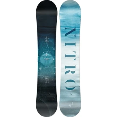 Image de Nitro Planche de Snowboard Mystique pour Femme 25 Bonnes Filles Tout Terrain Gullwing Directional Twin