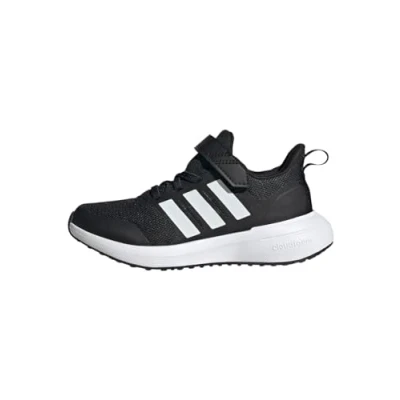 Image de adidas Performance Fortarun Cloudfoam Running Elastic Chaussures premiers pas pour enfants, Taille: 35, core black cloud white