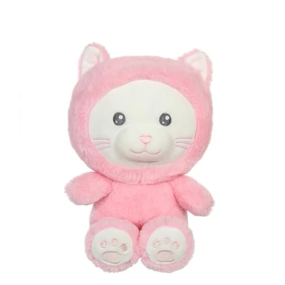 Image de Gipsy Toys Peluche Chat Hoody Pets 24 CM Rose Poudre
