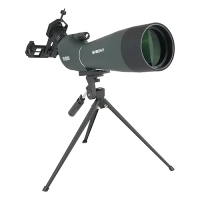 Image de Svbony SV28 Longue Vue 20 60x80, Zoom Puissante avec Trépied Adaptateur Téléphonique, BAK4 Porro Prisme Incliné pour Tir à l&#039;arc Observation des Oiseaux