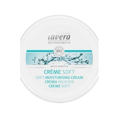 Image de Lavera Crème soft, Basis sensitiv, bio (150 ml)