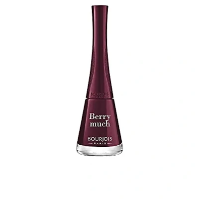 Image de BOURJOIS Vernis À Ongles 1 Seconde 07 Berry Much Séchage Rapide En 50 Secondes Pinceau Panoramique Anti Débordement Application Facile Couleur Intense 9 ml