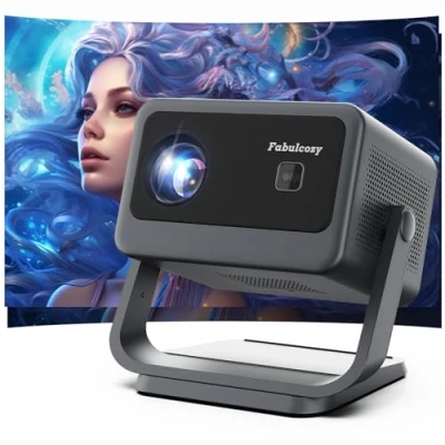 Image de Videoprojecteur 4K [Netflix/Auto Focus] RetroProjecteur WiFi Bluetooth 25000 Lumen, DoIby Audio Auto Keystone Full HD 1080P Correction Trapézoïdale pour iOS/Android/Laptop/PS5 HDMI