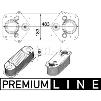 Image de MAHLE ORIGINAL CI 233 000P Intercooler MAN: TGL