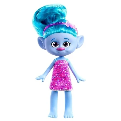 Image de Mattel Trolls 3, Poupée Chenille Avec Cheveux Flashy Et Accessoires, À Collectionner, Jouet Enfant, A Partir De 3 Ans, HNF15