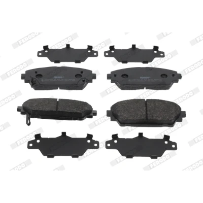 Image de FERODO FDB5346 Jeu de plaquettes frein avec indicateur d&#039;usure sans accessoires MAZDA: 3 3/5 portes, Berline