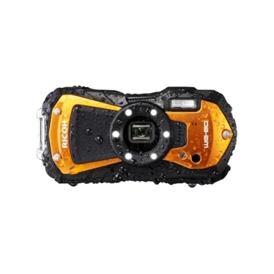Image de Ricoh WG 80 Orange appareil photo numérique étanche résistant aux chocs au froid à l’écrasement 03127
