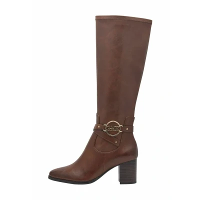 Image de MARCO TOZZI by Guido Maria Kretschmer 2 85500 43 Bottines zippées pour Femme Botte Tendance, Châtain, 36 EU