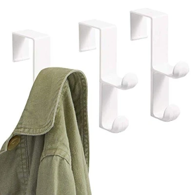 Image de InterDesign au Dessus de la Porte, Blanc, Set of 3