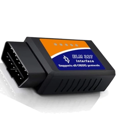 Image de Lunpog adaptateur Bluetooth OBD2 pour Android Windows, appareil de diagnostic voiture, OBD tous les protocoles OBDII,