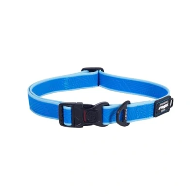 Image de Rogz Amphibian Collier classique pour chien Bleu Taille L