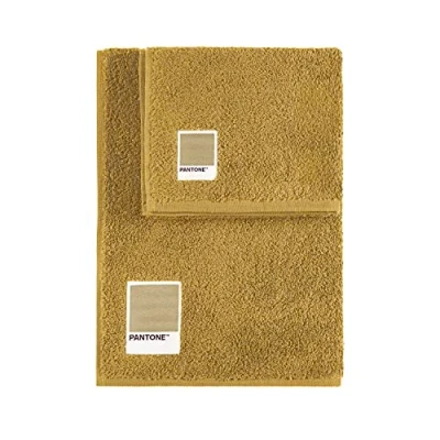 Image de SWEET HOME Pantone™ Lot de Serviettes 1 + composé par invité 40 x 50 cm Visage 100 cm, certifié Oeko Tex, Beige