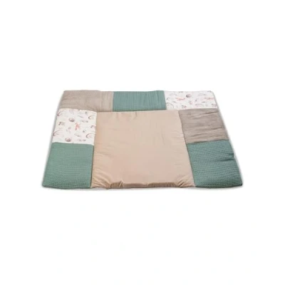 Image de ULLENBOOM ® Matelas á langer Bebe 85x75 cm, 100% matériaux OEKO TEX (Made in EU), Bleu Amis de la forêt à Lavable et adapté aux déplacements