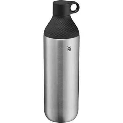 Image de WMF Waterkant Gourde en acier inoxydable 750 ml, convient pour les boissons gazeuses, bouchon à vis, anti fuite, sans BPA