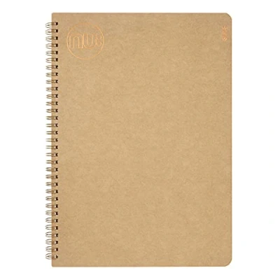Image de Nu Elite Cahier Format A5 à spirale papier Kraft