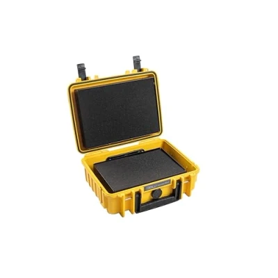 Image de B&amp;W International Battery.Case 908.08 Mallette de Transport pour Batteries Lithium ION Jaune, 27 x 22 11 cm,