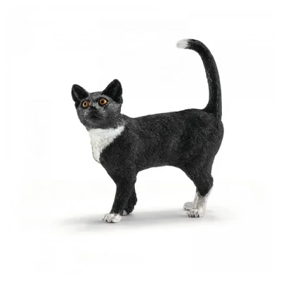 Image de Schleich Figurine Chat Debout Farm World, 13770, Multicolore, Taille Unique